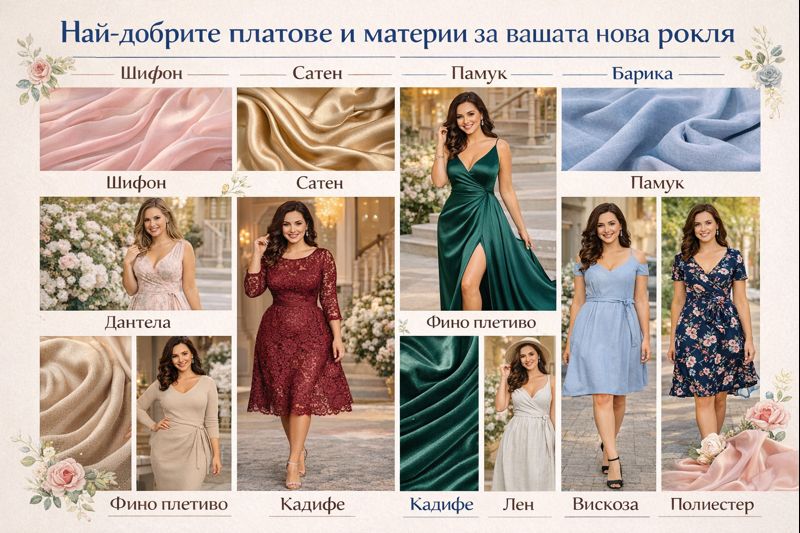 най-добрите материи и платове за вашата рокля | evizabg.com