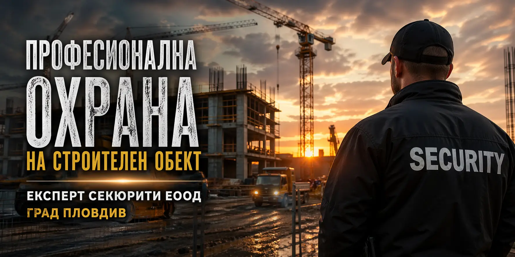 Професионална охрана на строеж | expertsecurity.bg
